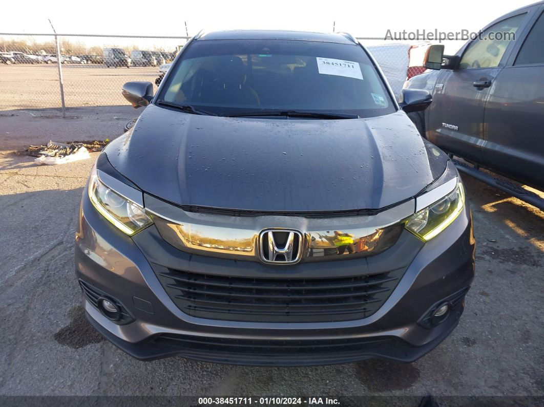 2019 Honda Hr-v Ex Gray vin: 3CZRU5H55KM712040