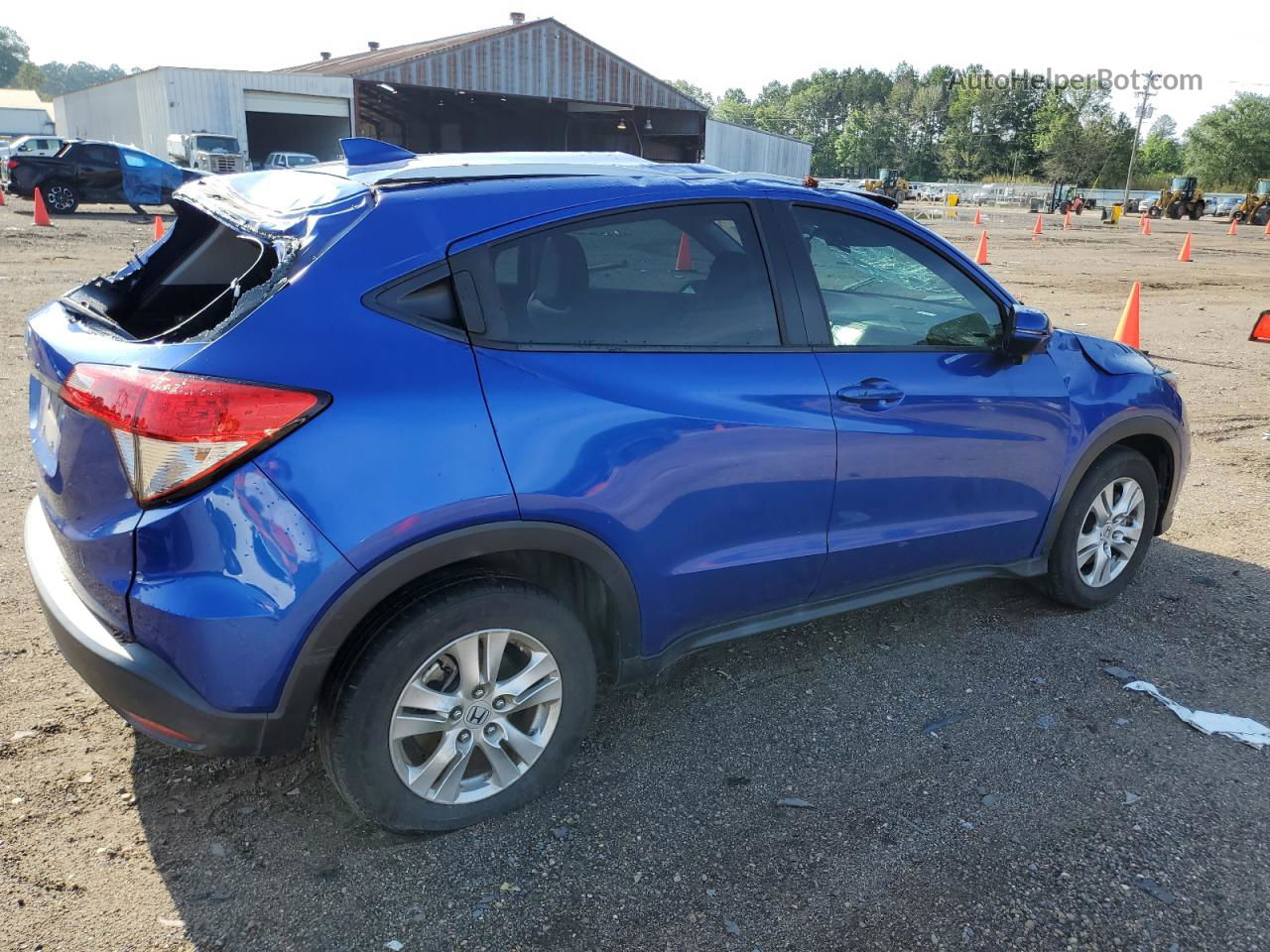 2019 Honda Hr-v Ex Blue vin: 3CZRU5H55KM715276