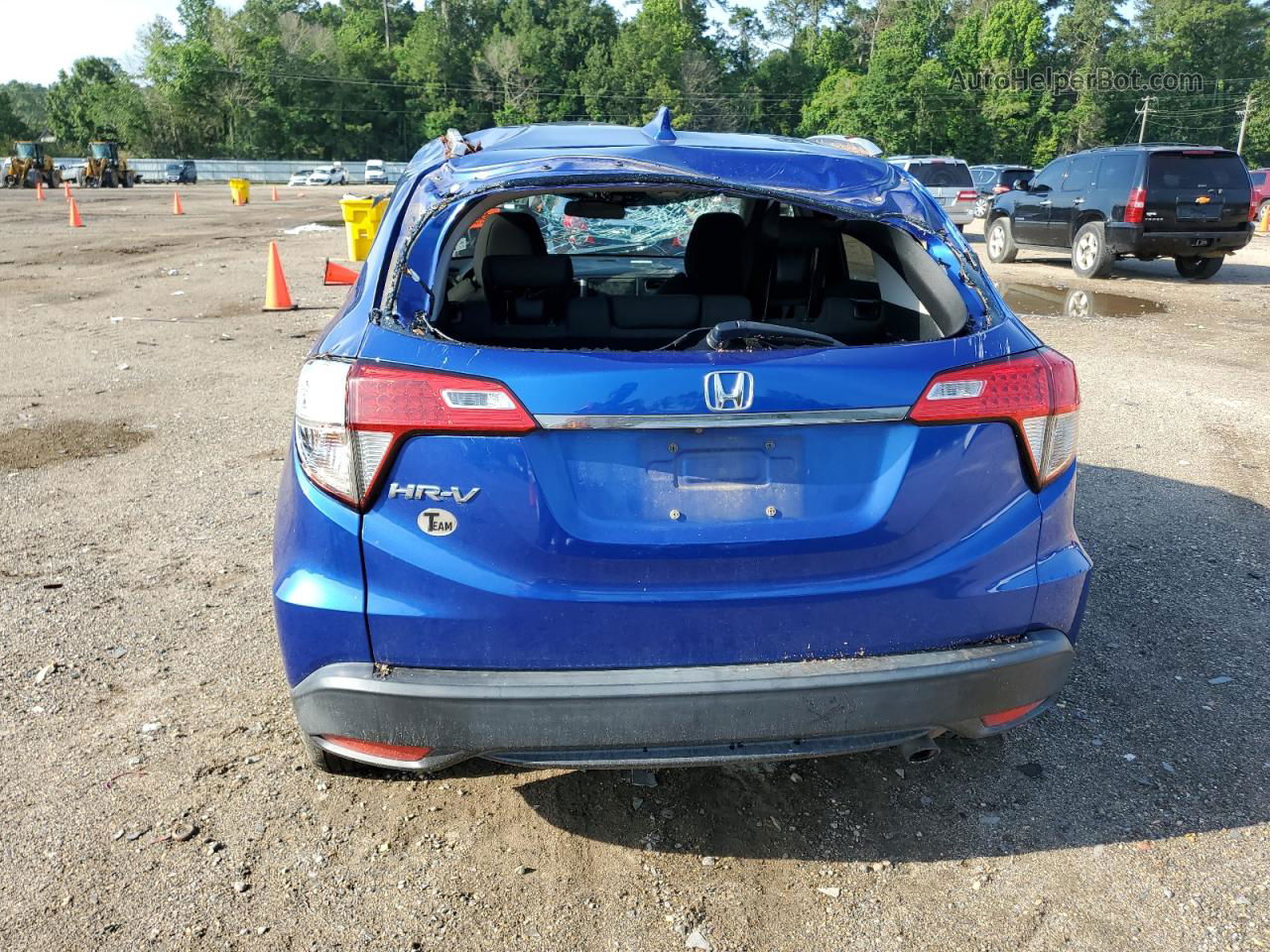 2019 Honda Hr-v Ex Blue vin: 3CZRU5H55KM715276