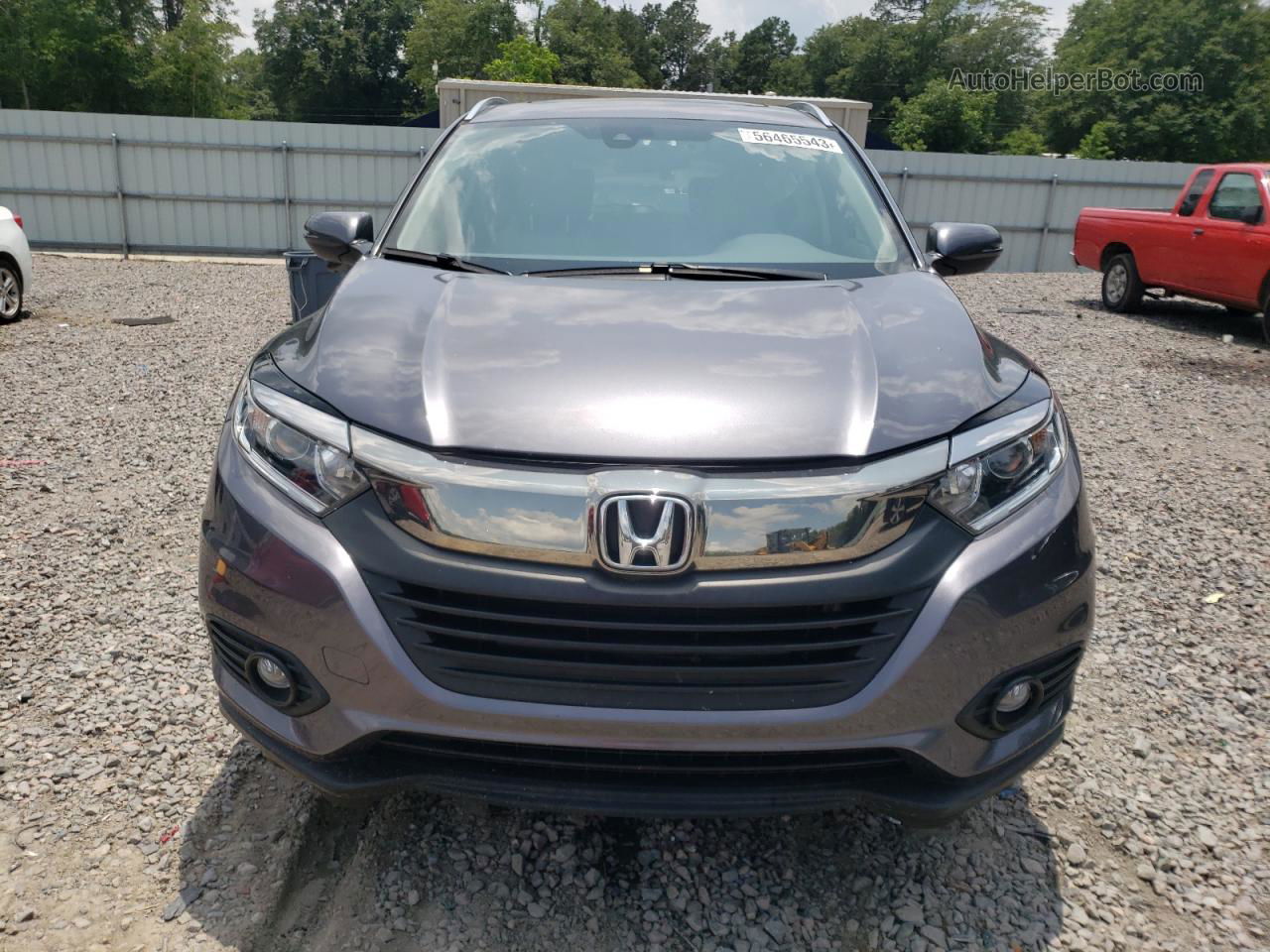 2019 Honda Hr-v Ex Gray vin: 3CZRU5H55KM730893