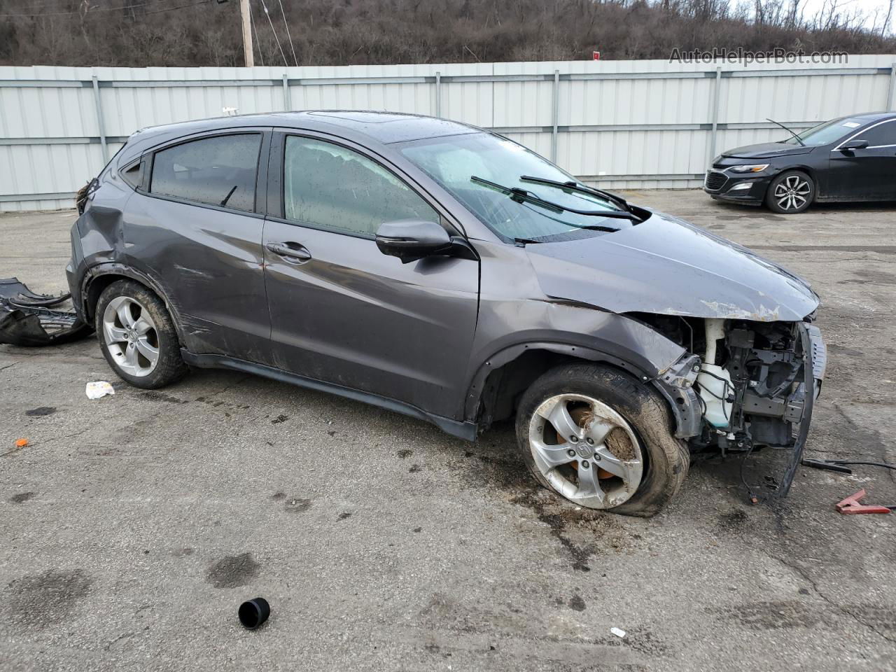 2016 Honda Hr-v Ex Угольный vin: 3CZRU5H56GM704066