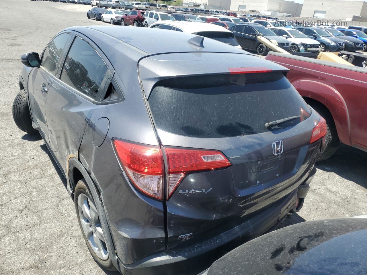 2016 Honda Hr-v Ex Gray vin: 3CZRU5H56GM711972