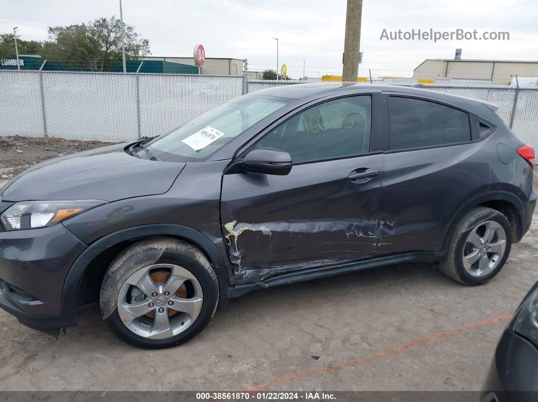 2016 Honda Hr-v Ex Gray vin: 3CZRU5H56GM717903