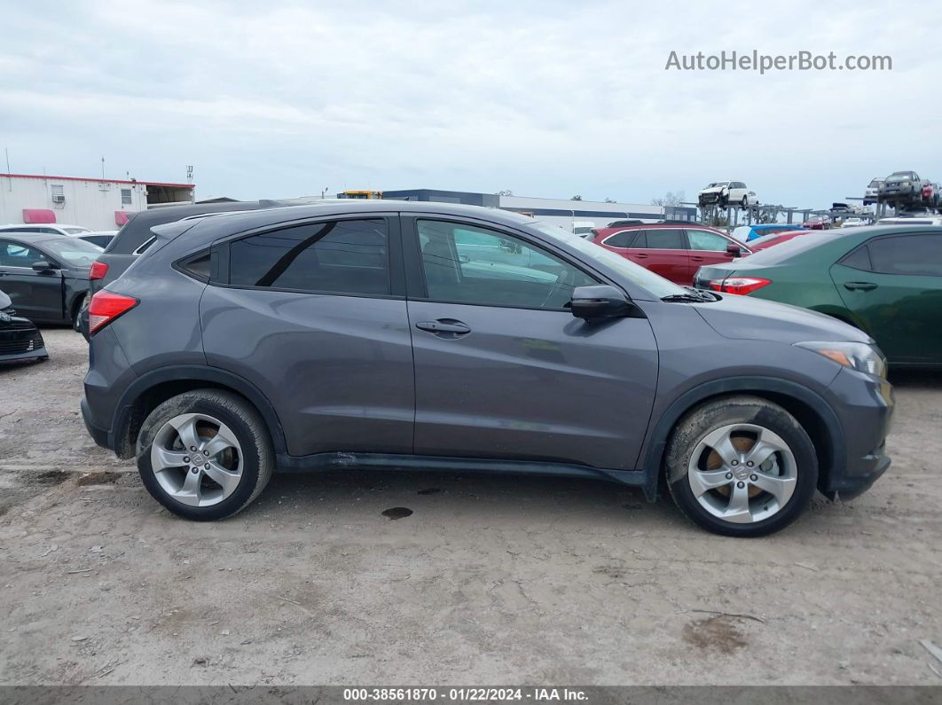 2016 Honda Hr-v Ex Gray vin: 3CZRU5H56GM717903