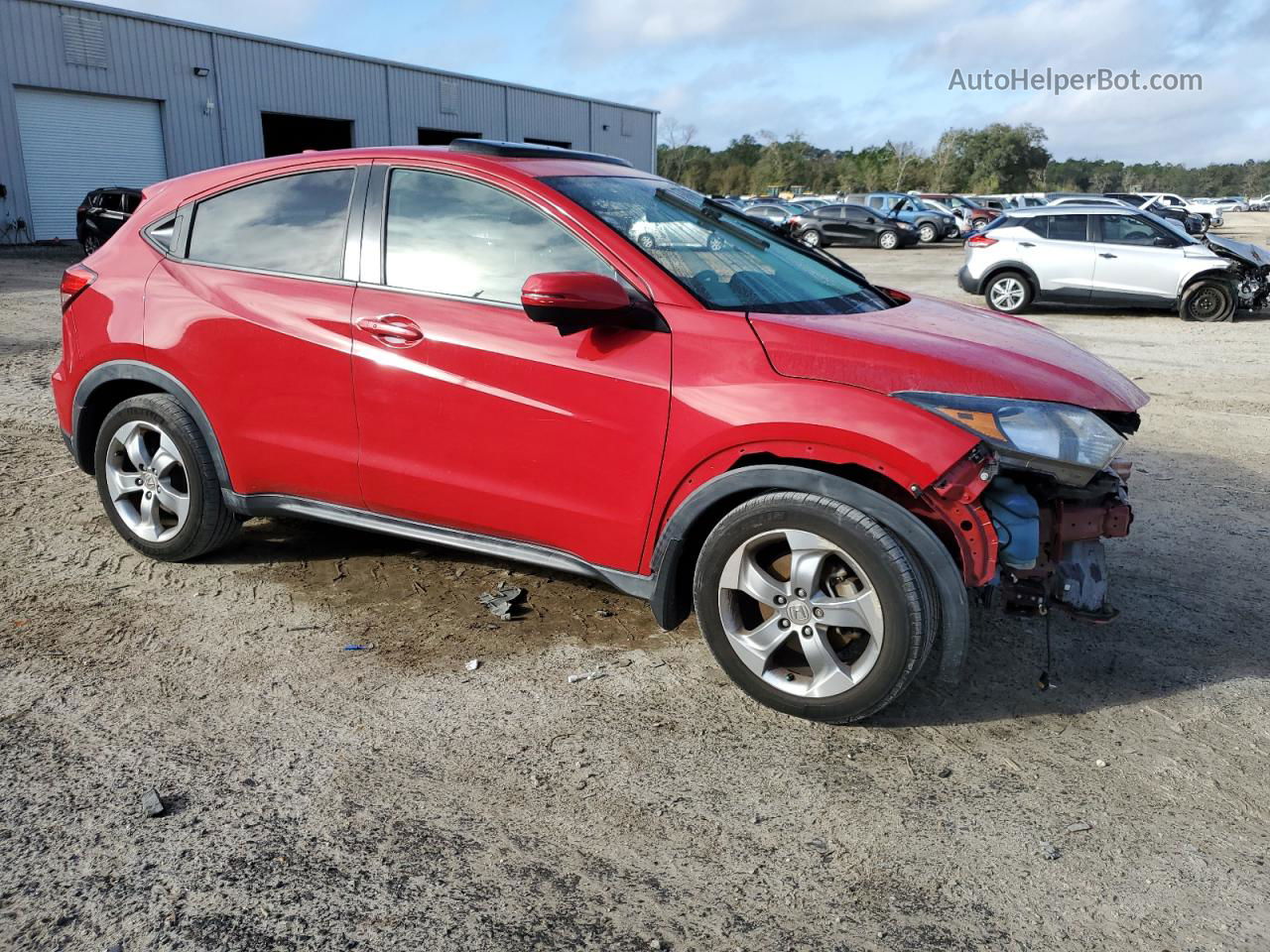 2017 Honda Hr-v Ex Red vin: 3CZRU5H56HM717563