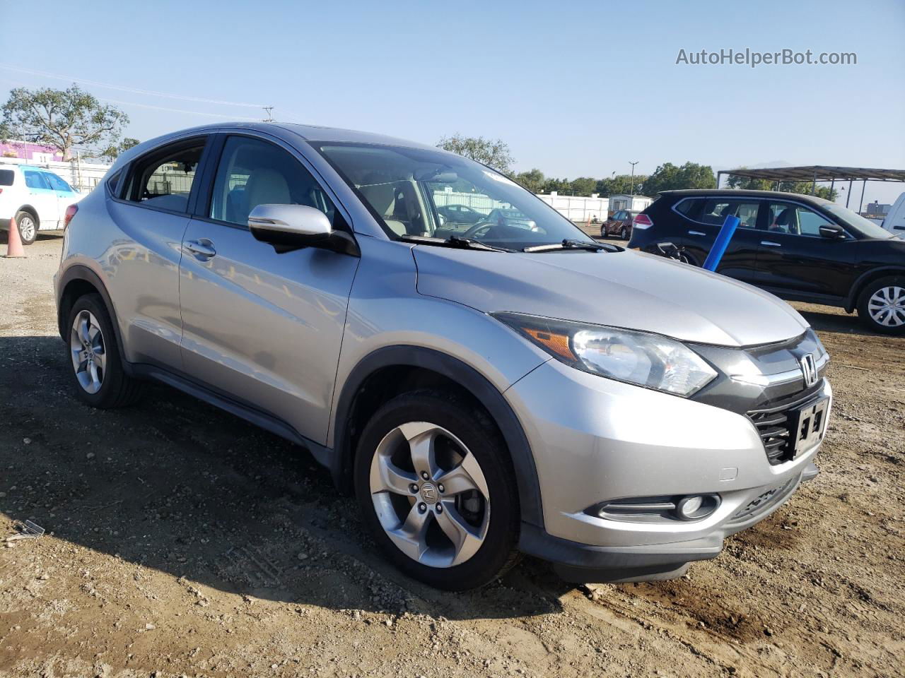 2017 Honda Hr-v Ex Silver vin: 3CZRU5H56HM720401