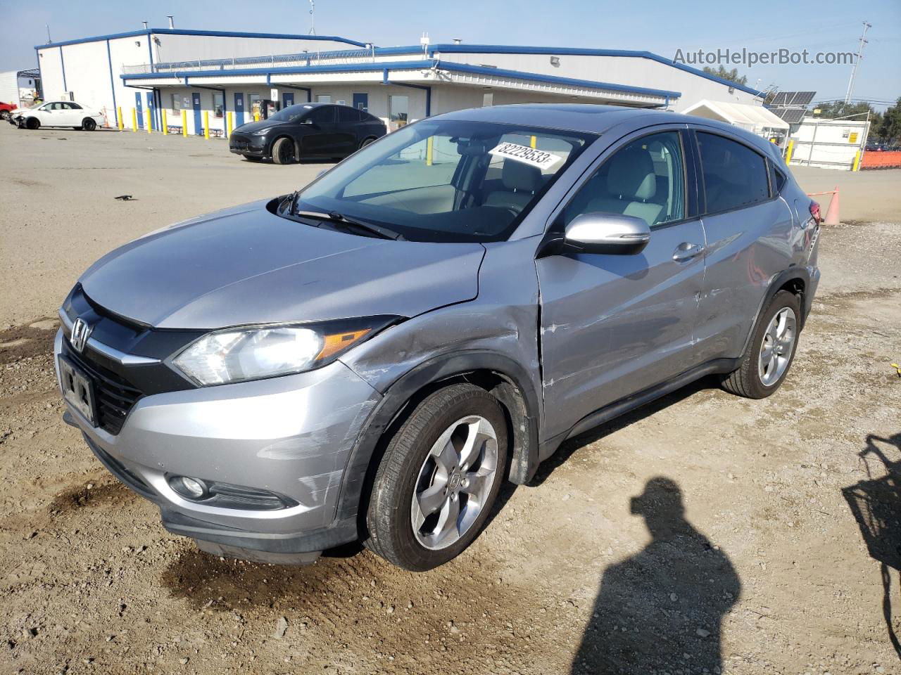 2017 Honda Hr-v Ex Silver vin: 3CZRU5H56HM720401