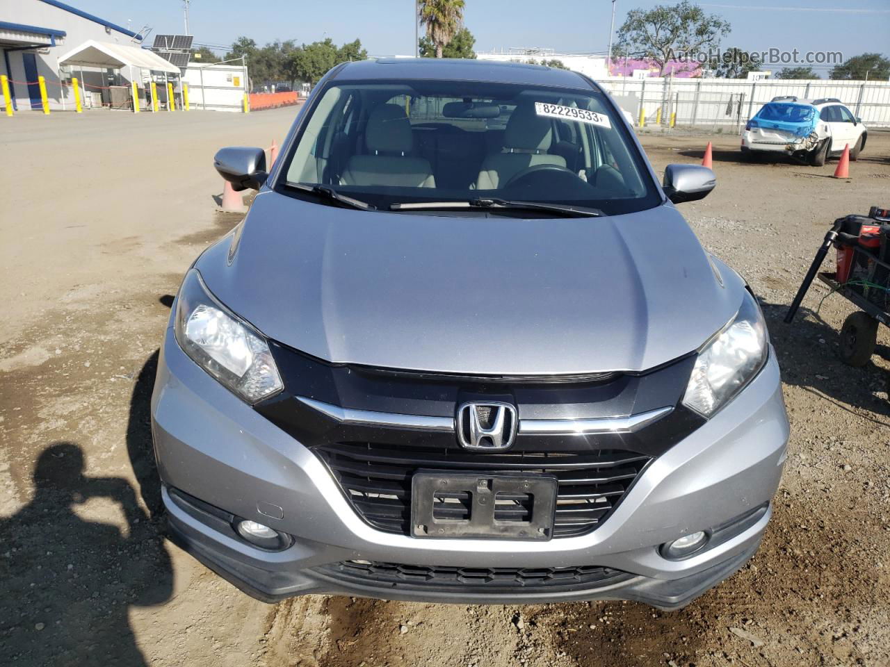 2017 Honda Hr-v Ex Silver vin: 3CZRU5H56HM720401