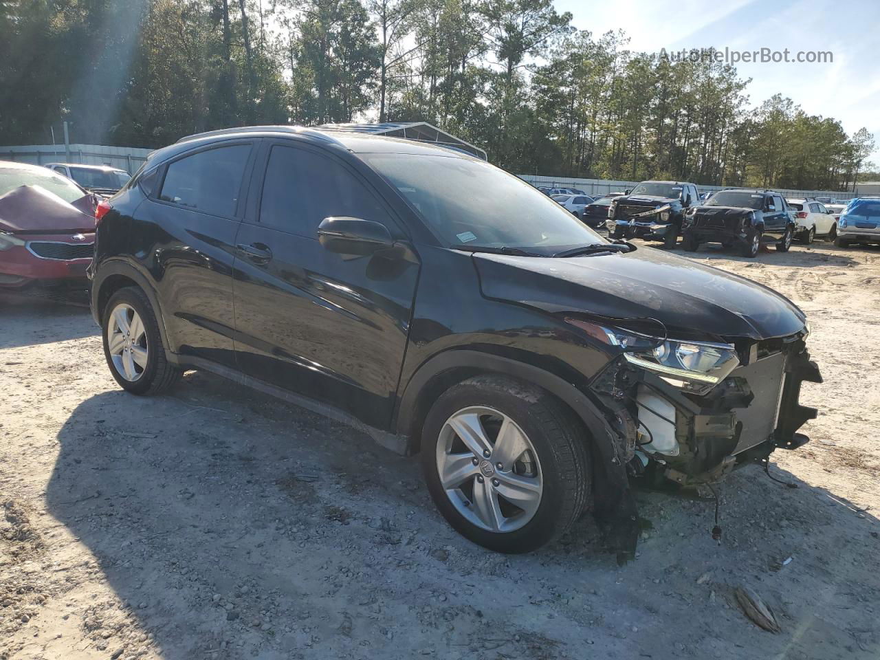 2019 Honda Hr-v Ex Black vin: 3CZRU5H56KM720325