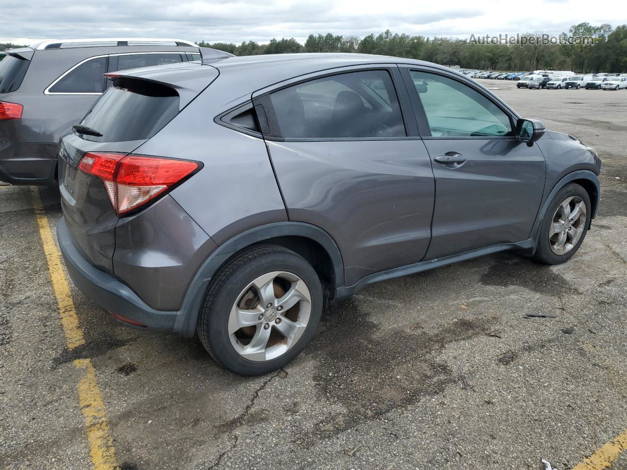 2016 Honda Hr-v Ex Gray vin: 3CZRU5H57GM721071