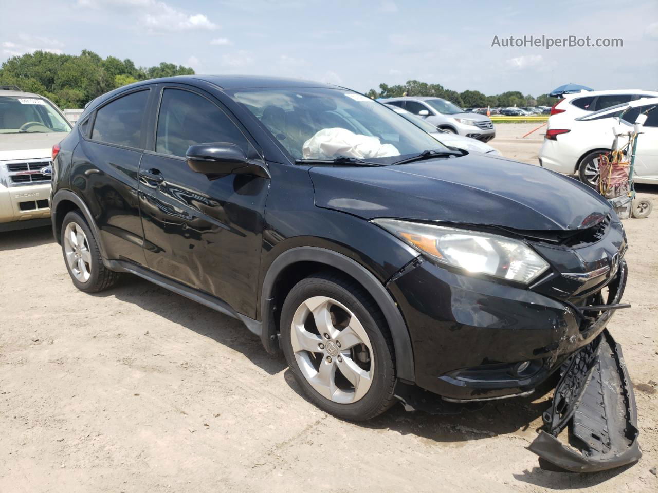 2016 Honda Hr-v Ex Черный vin: 3CZRU5H57GM733219