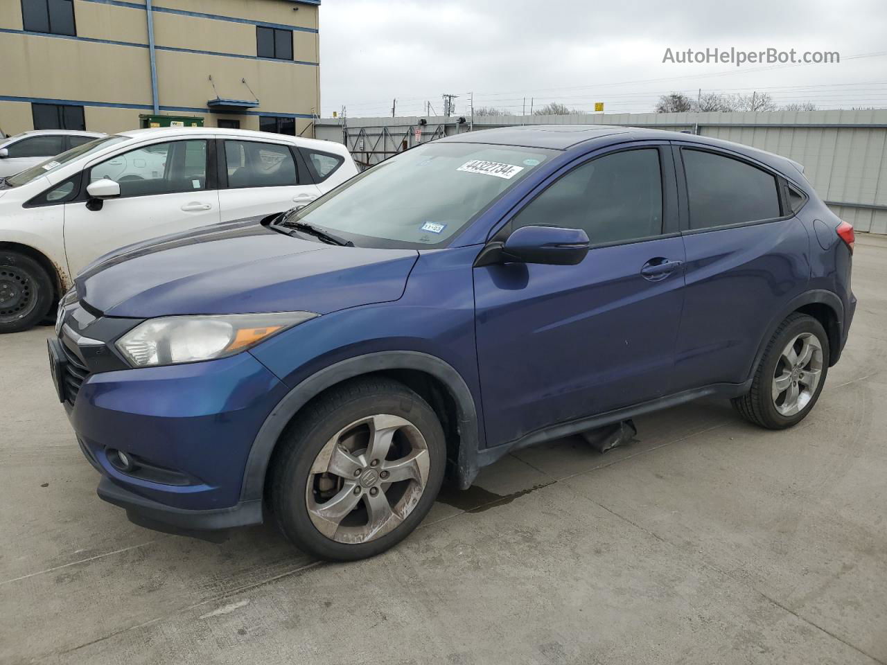 2016 Honda Hr-v Ex Blue vin: 3CZRU5H57GM741451