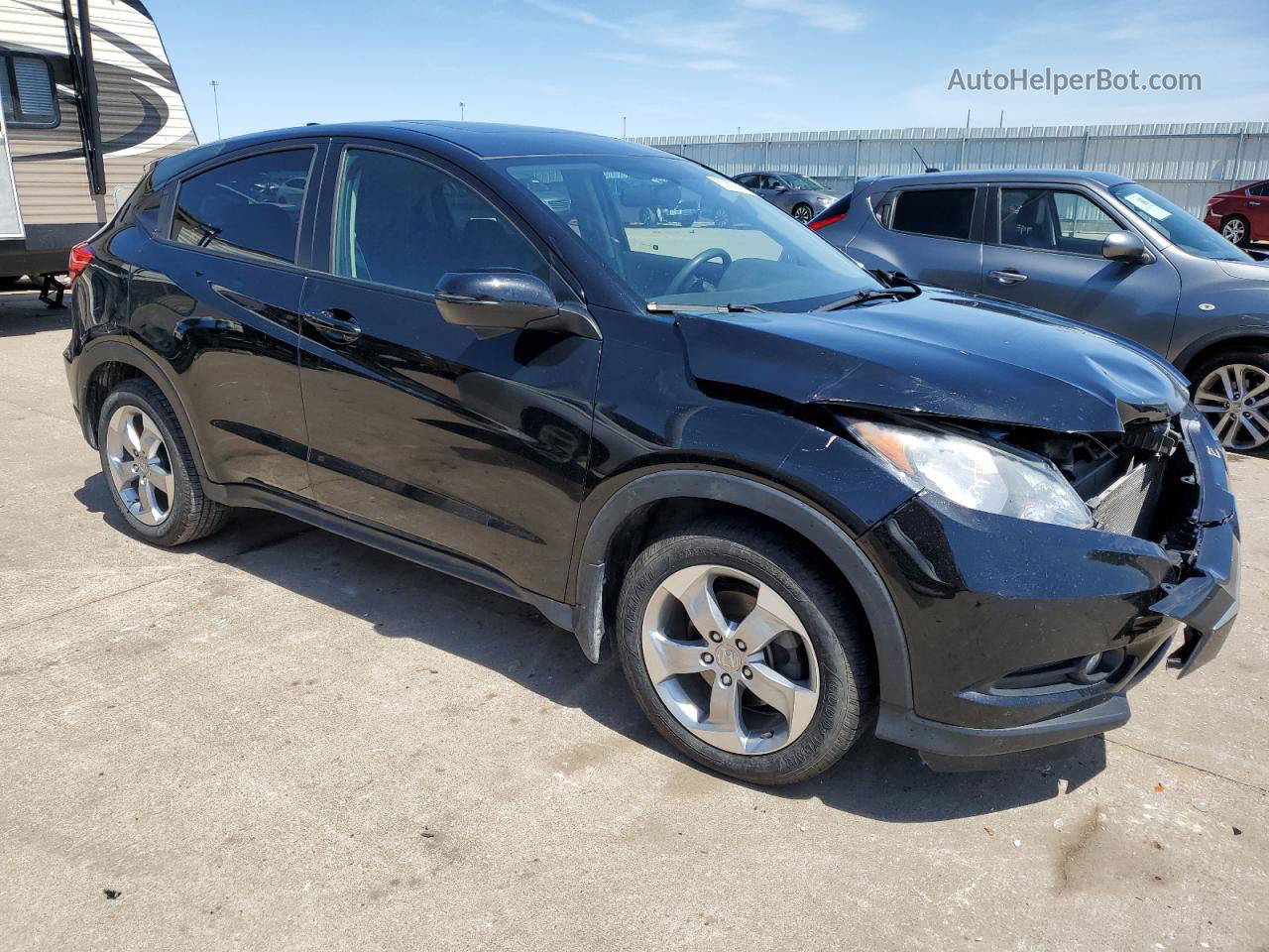 2017 Honda Hr-v Ex Black vin: 3CZRU5H57HG706537