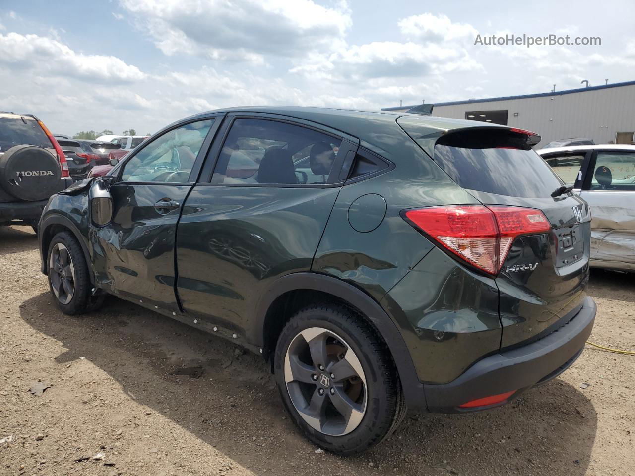 2018 Honda Hr-v Ex Green vin: 3CZRU5H57JG701358