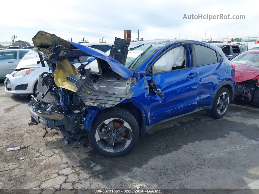 2018 Honda Hr-v Ex Blue vin: 3CZRU5H57JM715892