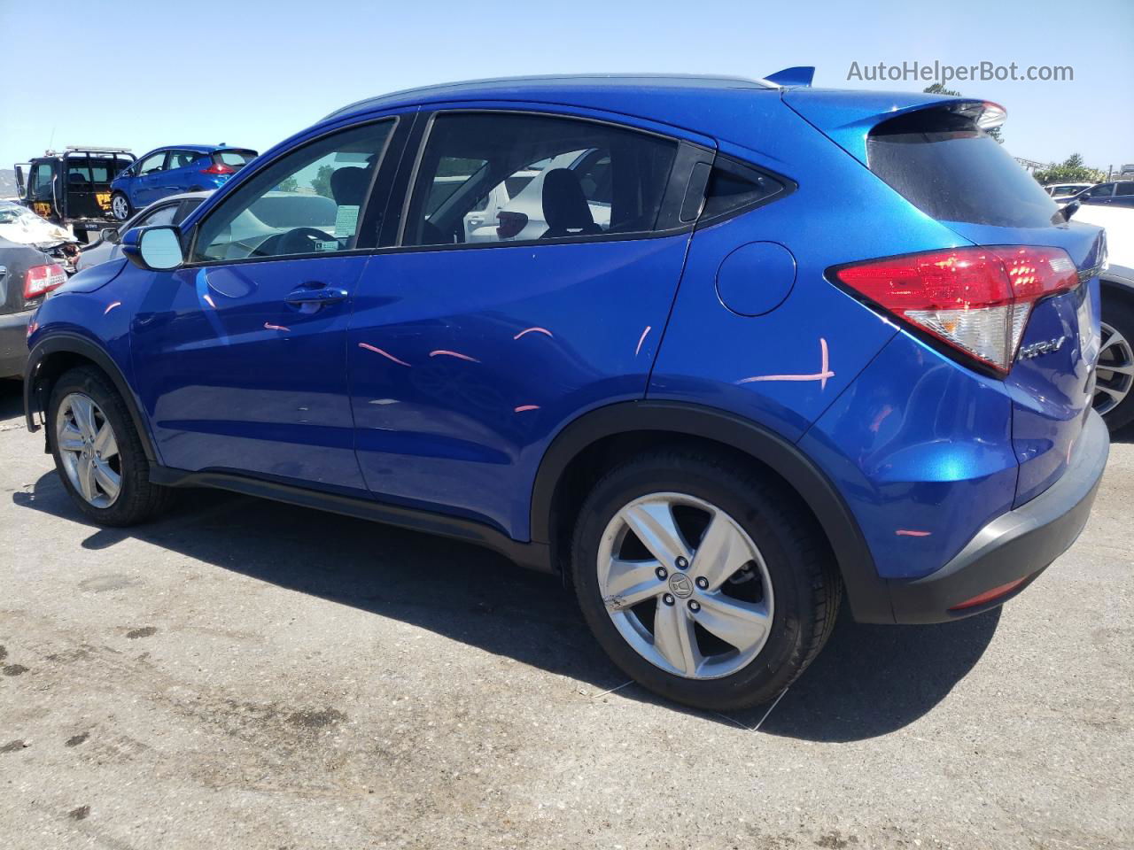 2019 Honda Hr-v Ex Blue vin: 3CZRU5H57KM708541