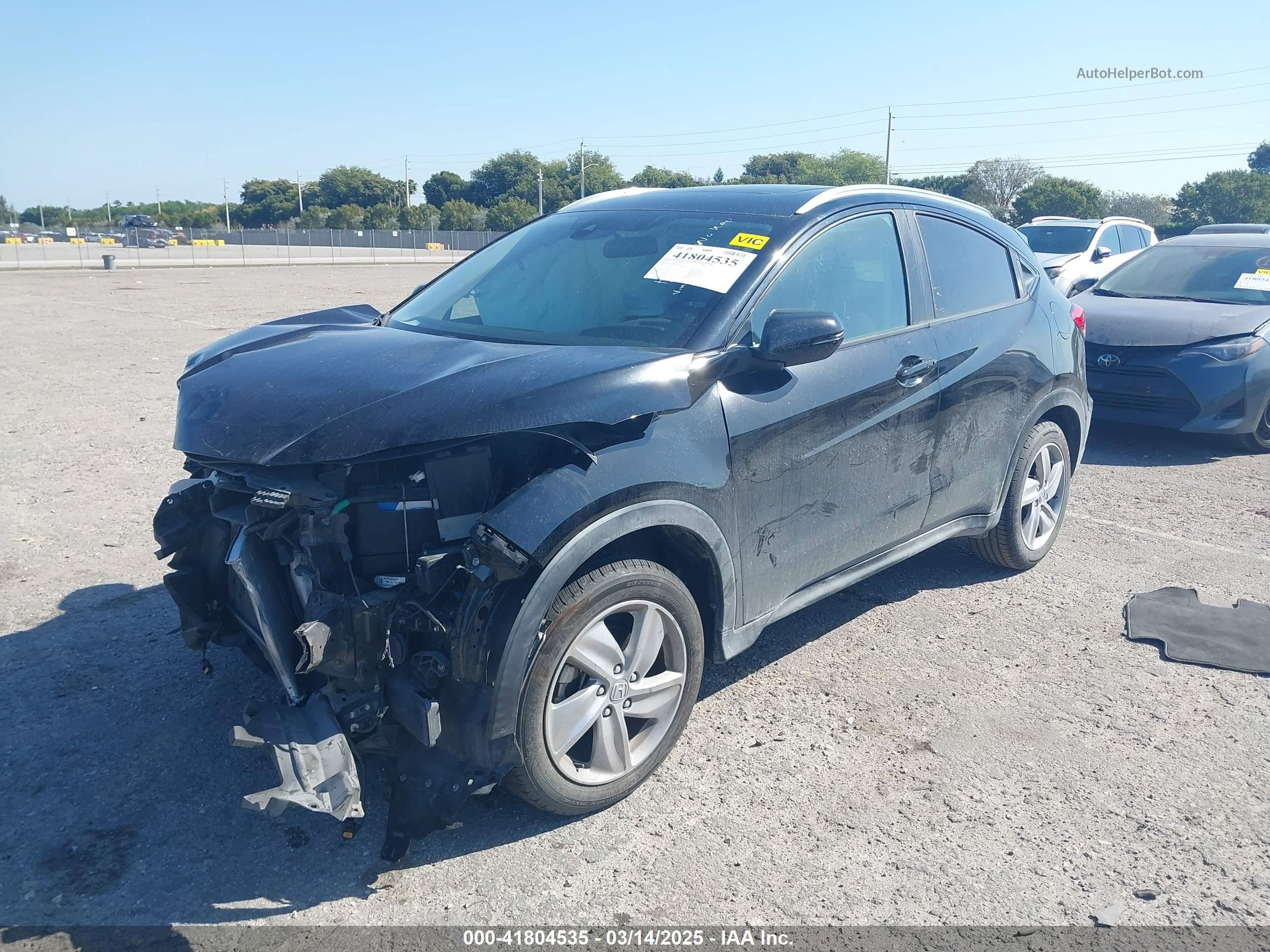 2019 Honda Hr-v Ex Black vin: 3CZRU5H57KM711018