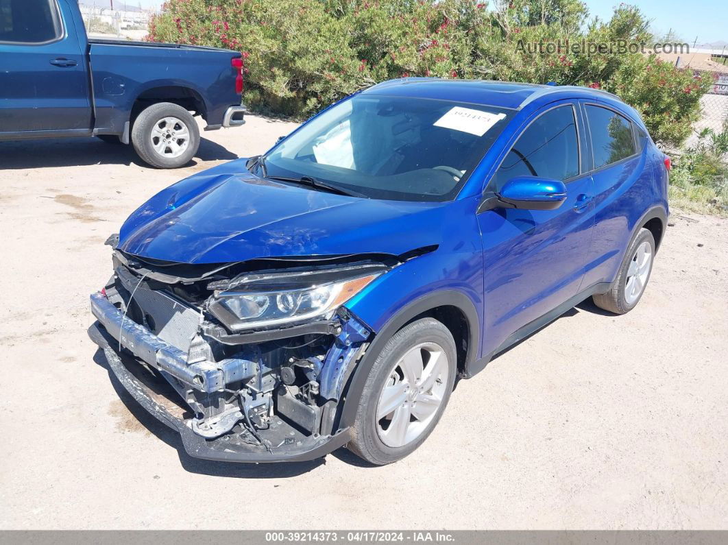 2019 Honda Hr-v Ex Blue vin: 3CZRU5H57KM715294