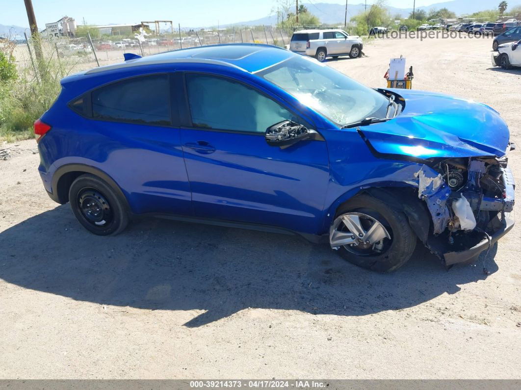 2019 Honda Hr-v Ex Blue vin: 3CZRU5H57KM715294