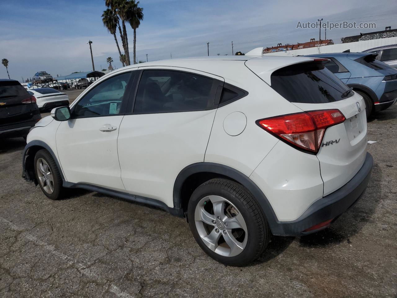 2016 Honda Hr-v Ex White vin: 3CZRU5H58GM706837