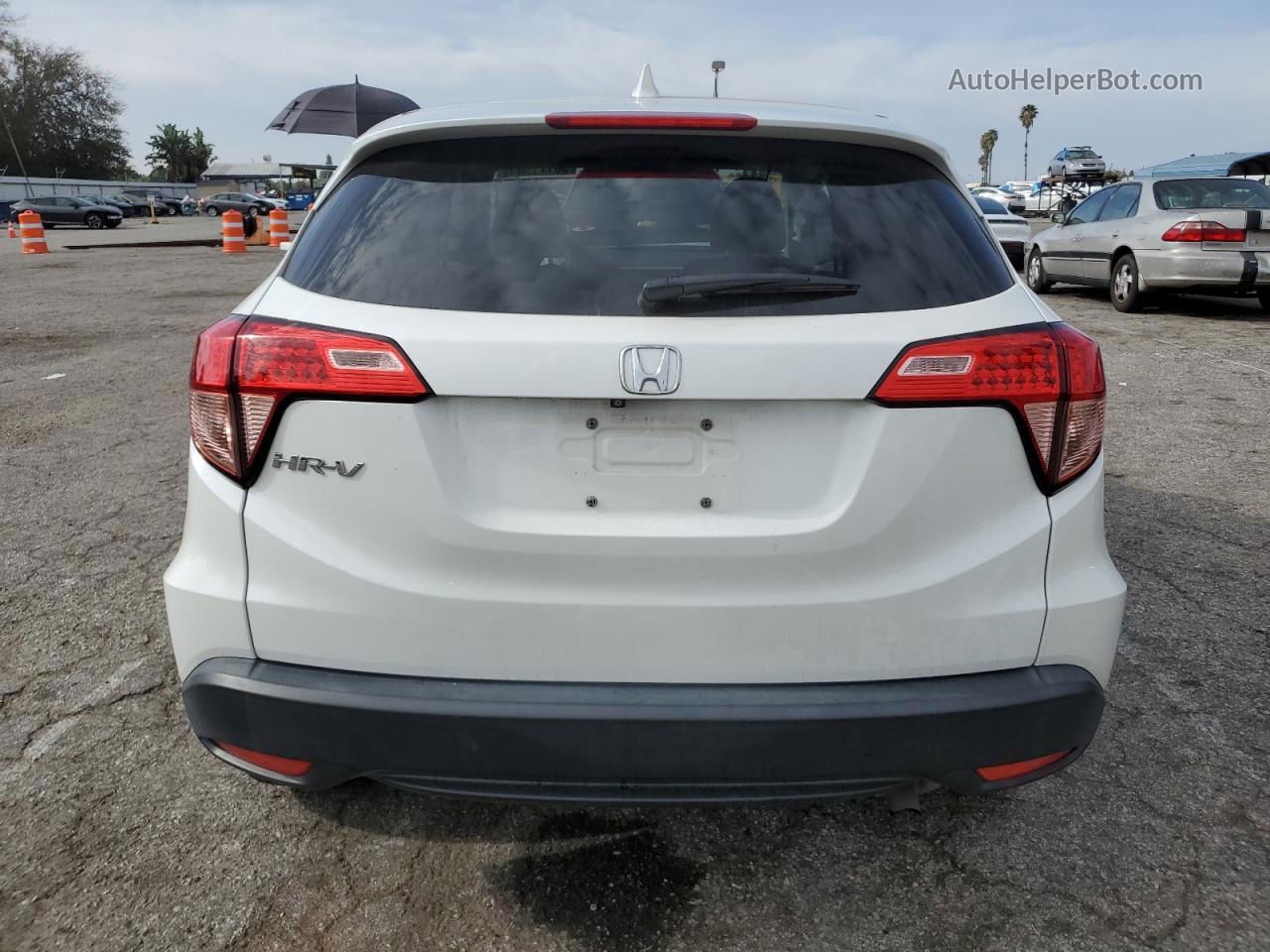 2016 Honda Hr-v Ex White vin: 3CZRU5H58GM706837