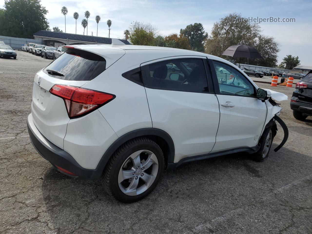 2016 Honda Hr-v Ex White vin: 3CZRU5H58GM706837