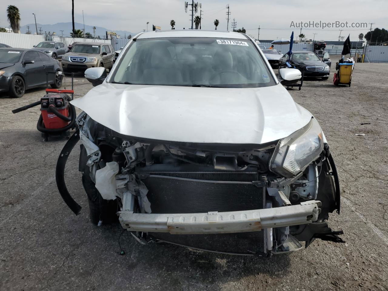 2016 Honda Hr-v Ex White vin: 3CZRU5H58GM706837