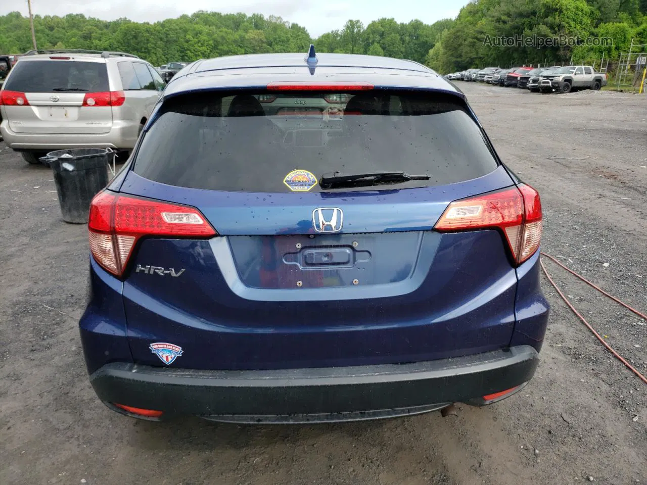 2016 Honda Hr-v Ex Blue vin: 3CZRU5H58GM724724