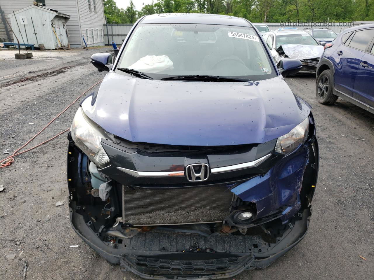 2016 Honda Hr-v Ex Blue vin: 3CZRU5H58GM724724