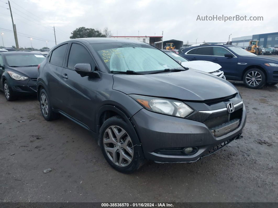 2016 Honda Hr-v Ex Серый vin: 3CZRU5H58GM749123