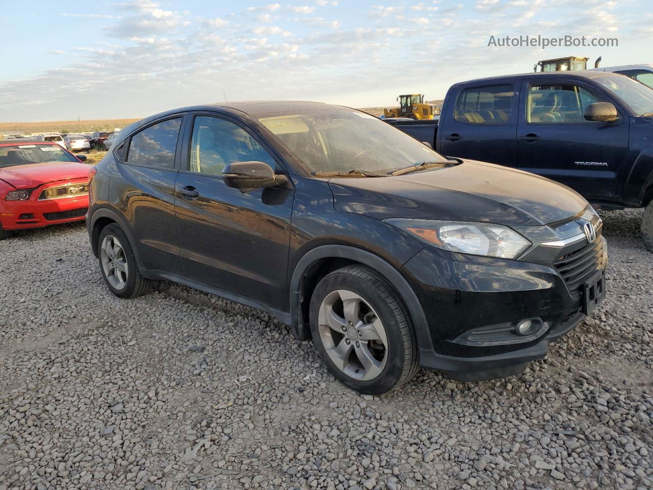 2017 Honda Hr-v Ex Black vin: 3CZRU5H58HG705669