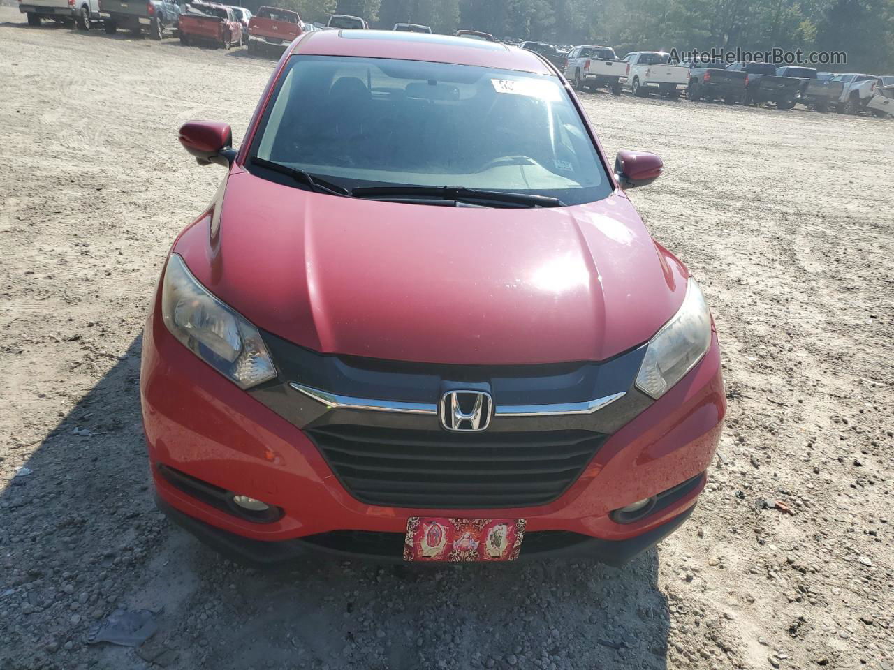 2017 Honda Hr-v Ex Red vin: 3CZRU5H58HM707147