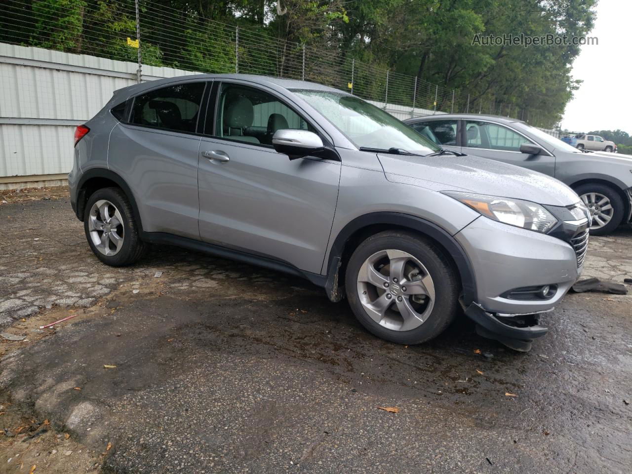 2017 Honda Hr-v Ex Silver vin: 3CZRU5H58HM710498