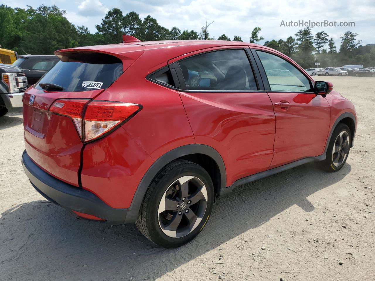 2018 Honda Hr-v Ex Red vin: 3CZRU5H58JM714721