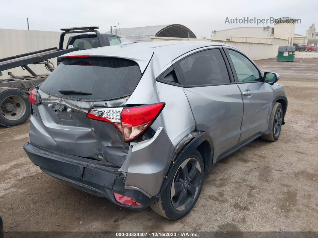 2018 Honda Hr-v Ex Silver vin: 3CZRU5H58JM723158