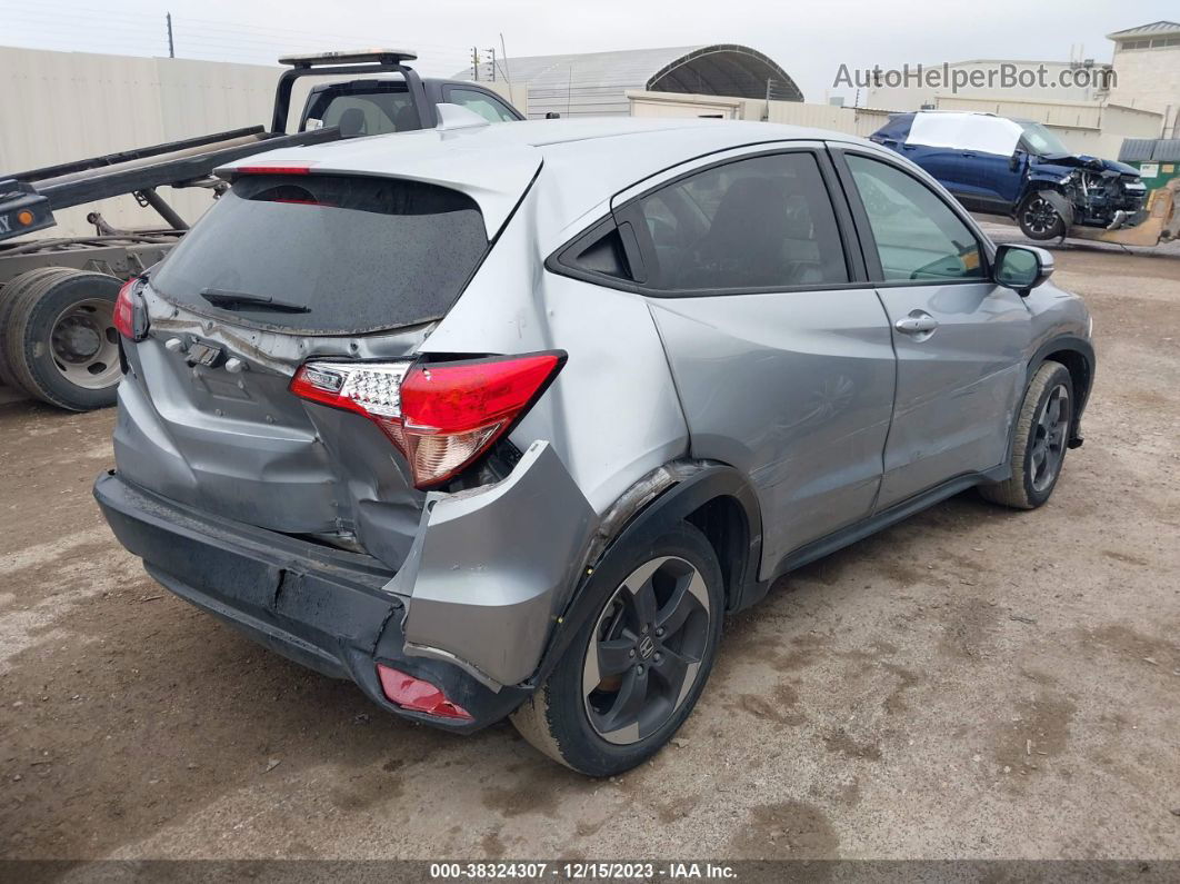 2018 Honda Hr-v Ex Silver vin: 3CZRU5H58JM723158