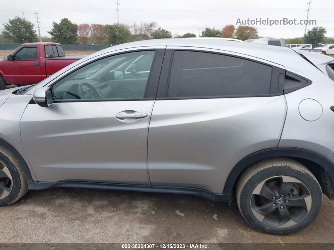 2018 Honda Hr-v Ex Silver vin: 3CZRU5H58JM723158