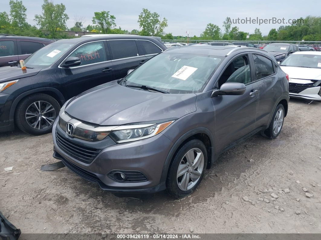 2019 Honda Hr-v Ex Gray vin: 3CZRU5H58KM703056