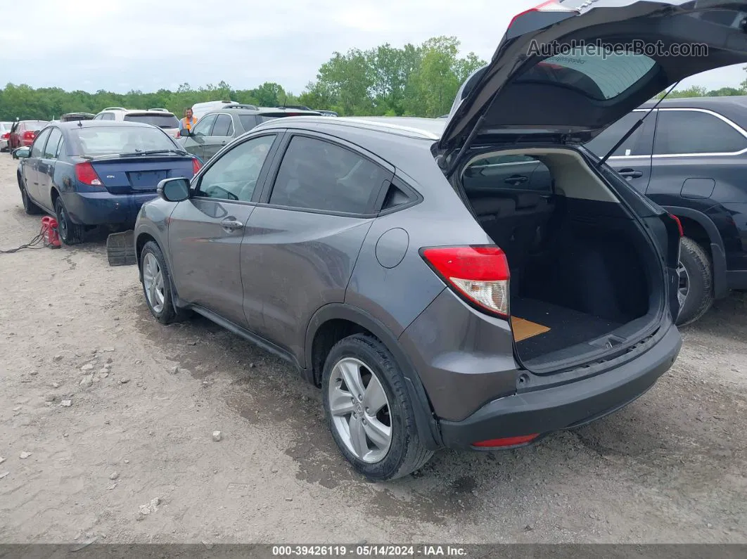 2019 Honda Hr-v Ex Gray vin: 3CZRU5H58KM703056