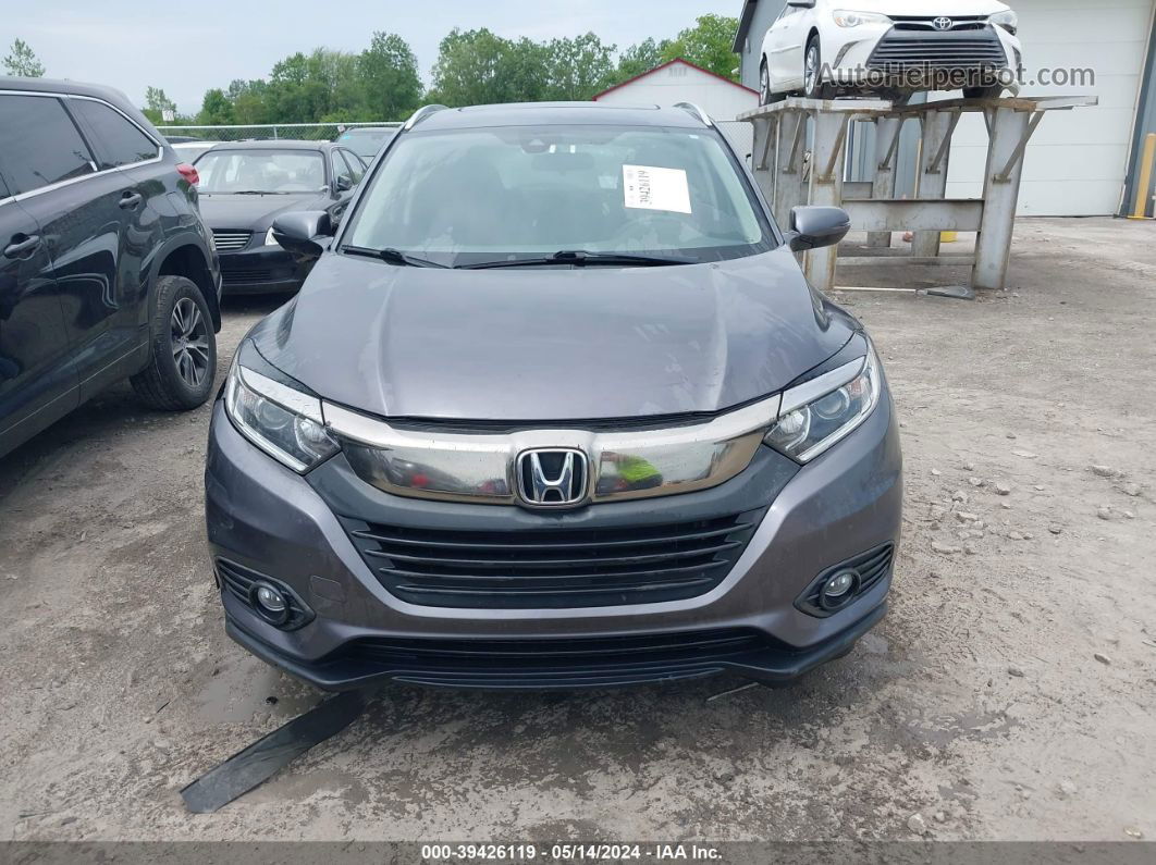 2019 Honda Hr-v Ex Gray vin: 3CZRU5H58KM703056