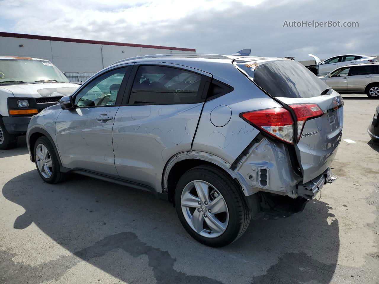 2019 Honda Hr-v Ex Silver vin: 3CZRU5H58KM717068