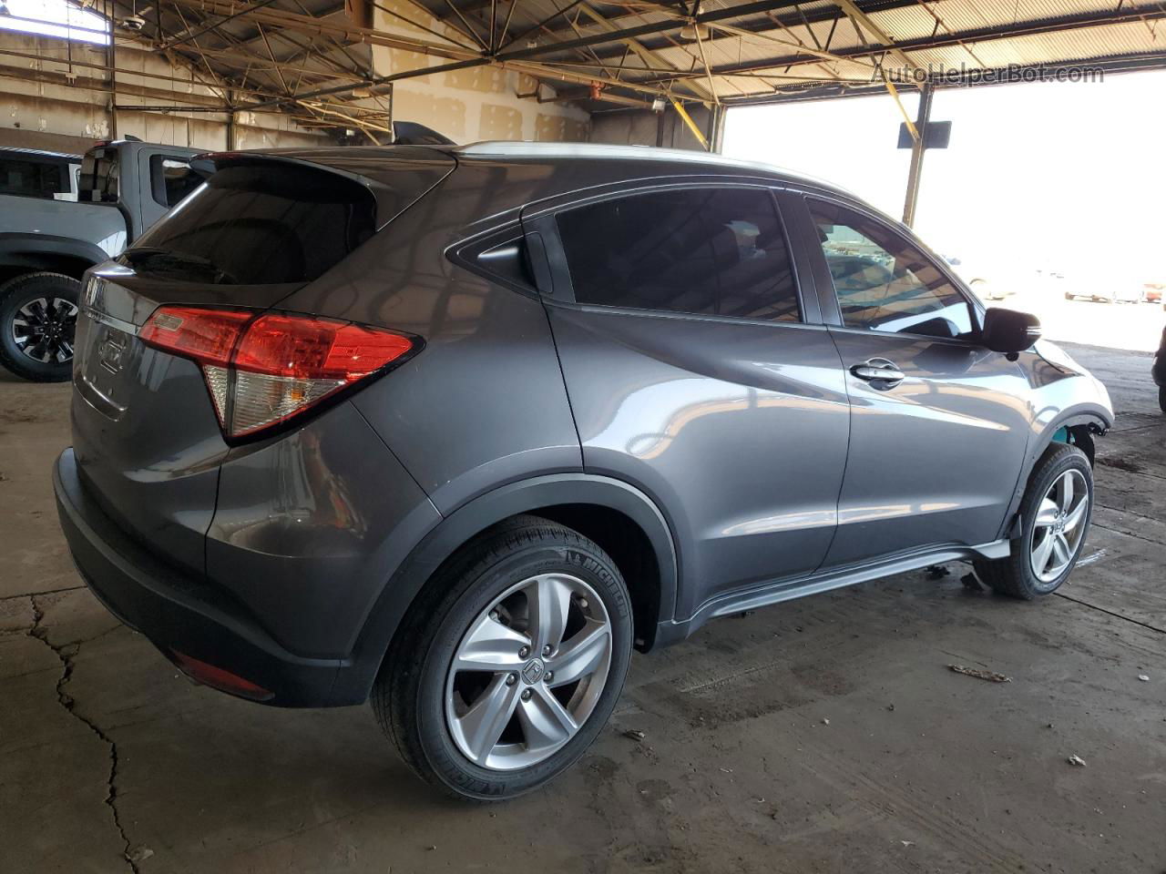 2019 Honda Hr-v Ex Серый vin: 3CZRU5H58KM722772