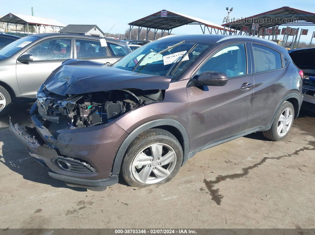 2019 Honda Hr-v Ex Brown vin: 3CZRU5H58KM725073