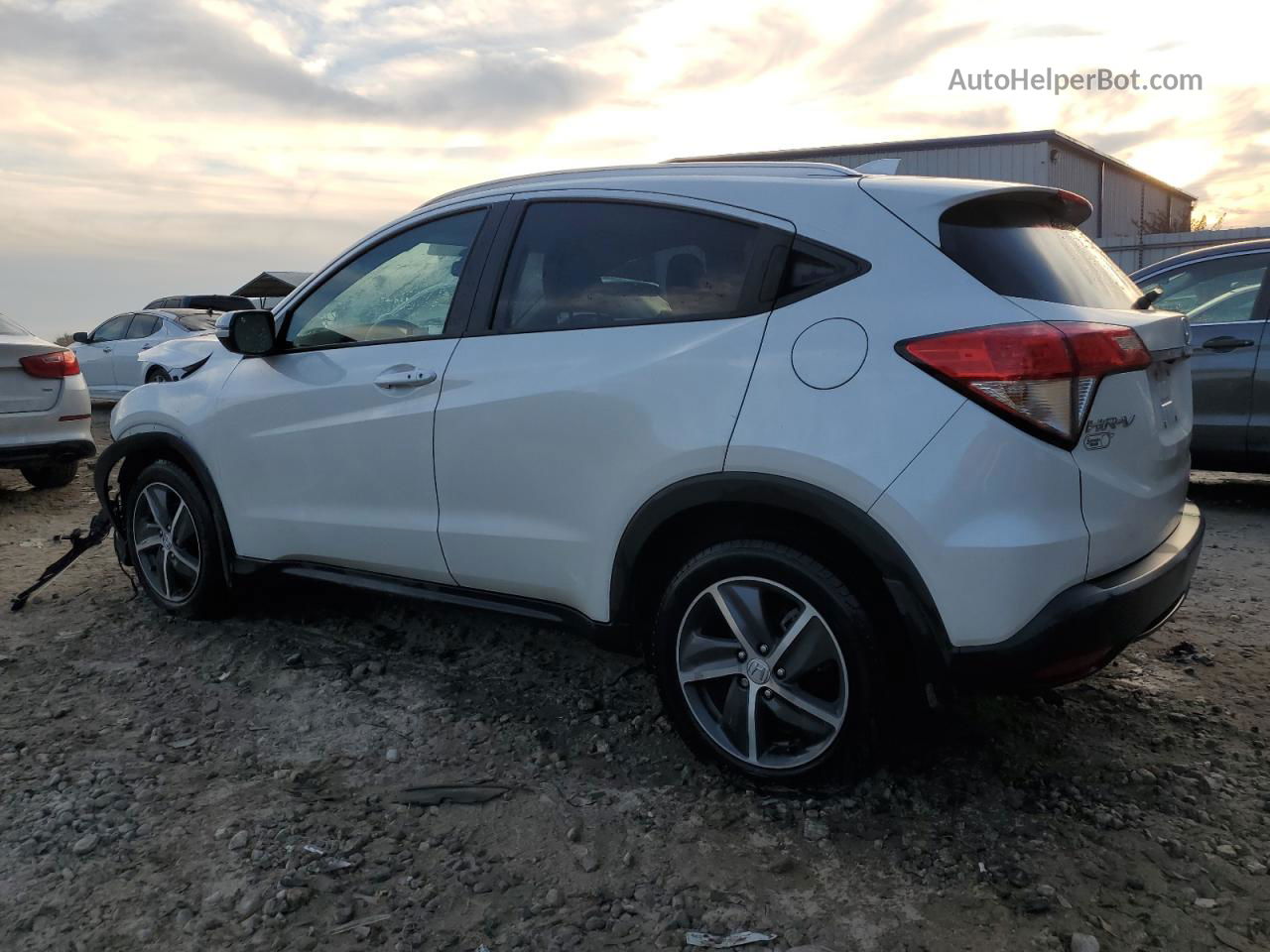 2021 Honda Hr-v Ex White vin: 3CZRU5H58MM705036