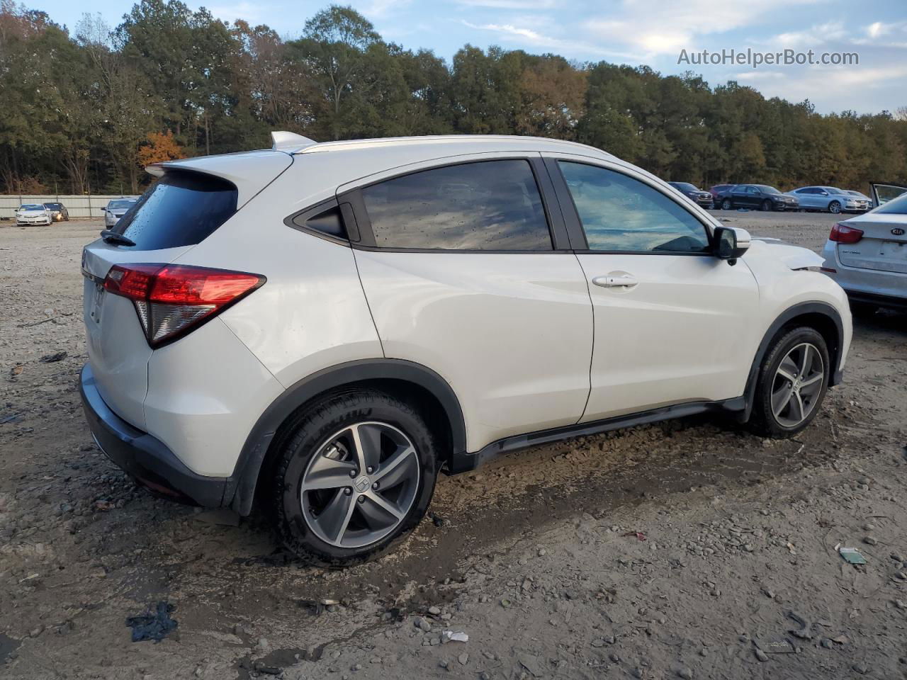 2021 Honda Hr-v Ex White vin: 3CZRU5H58MM705036