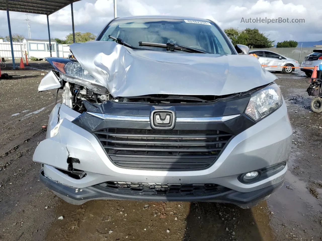 2016 Honda Hr-v Ex Silver vin: 3CZRU5H59GM719032