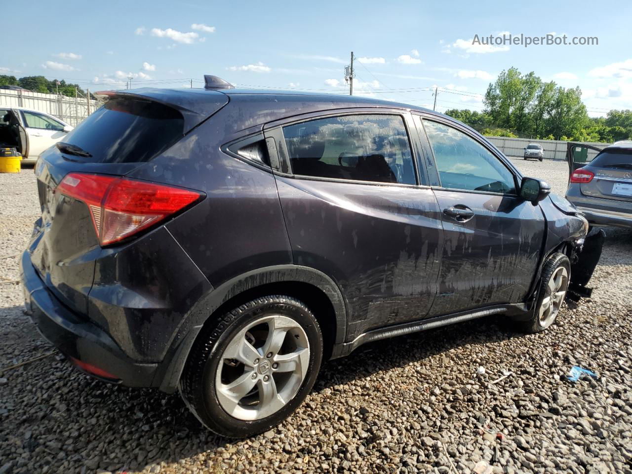 2016 Honda Hr-v Ex Черный vin: 3CZRU5H59GM735053