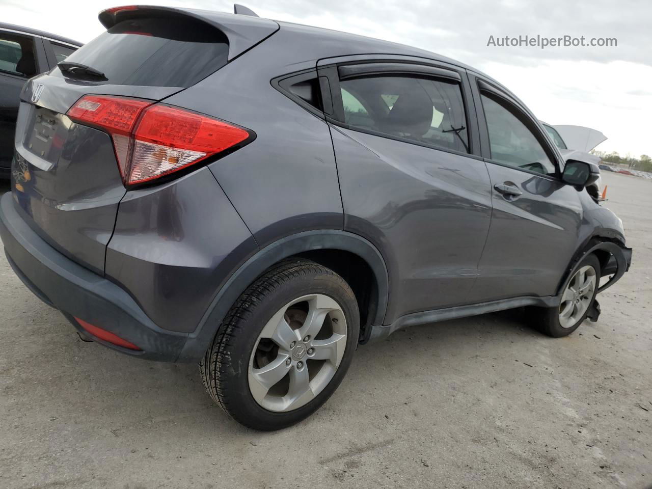 2016 Honda Hr-v Ex Gray vin: 3CZRU5H59GM738356