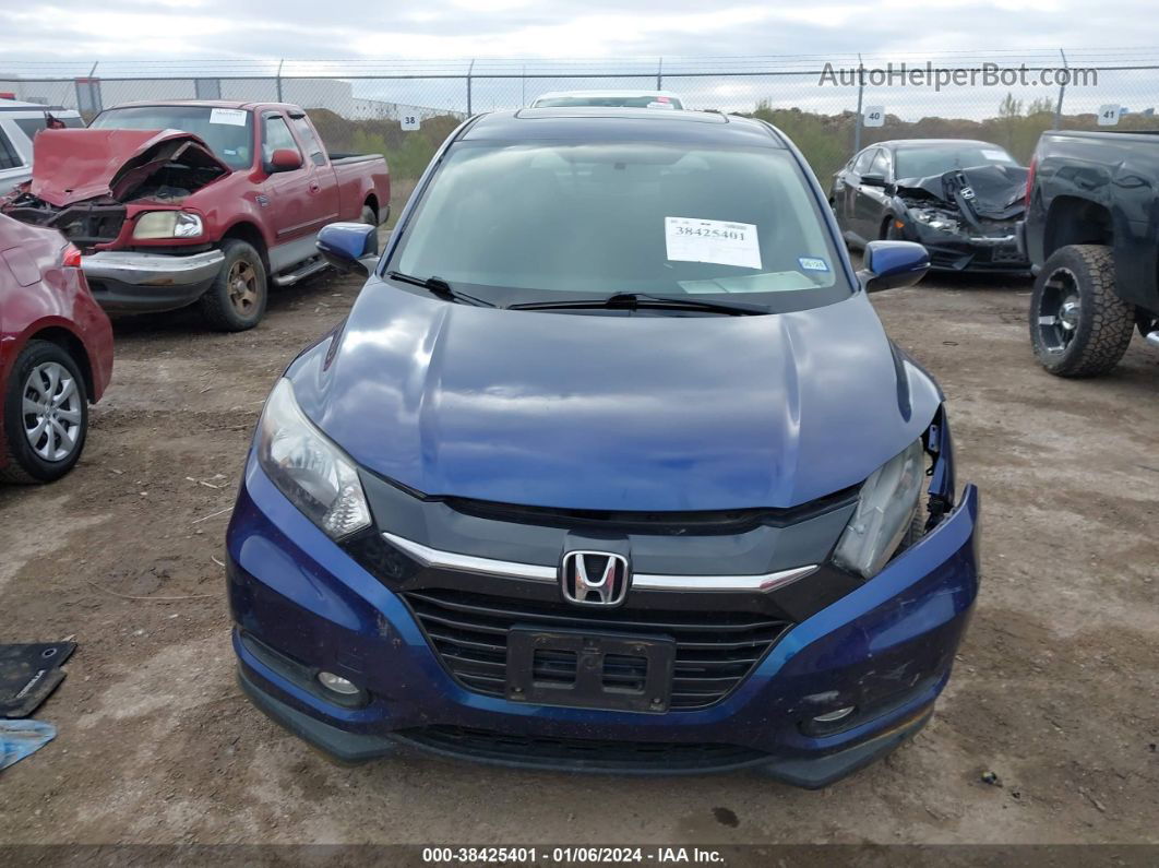 2017 Honda Hr-v Ex Blue vin: 3CZRU5H59HG706751