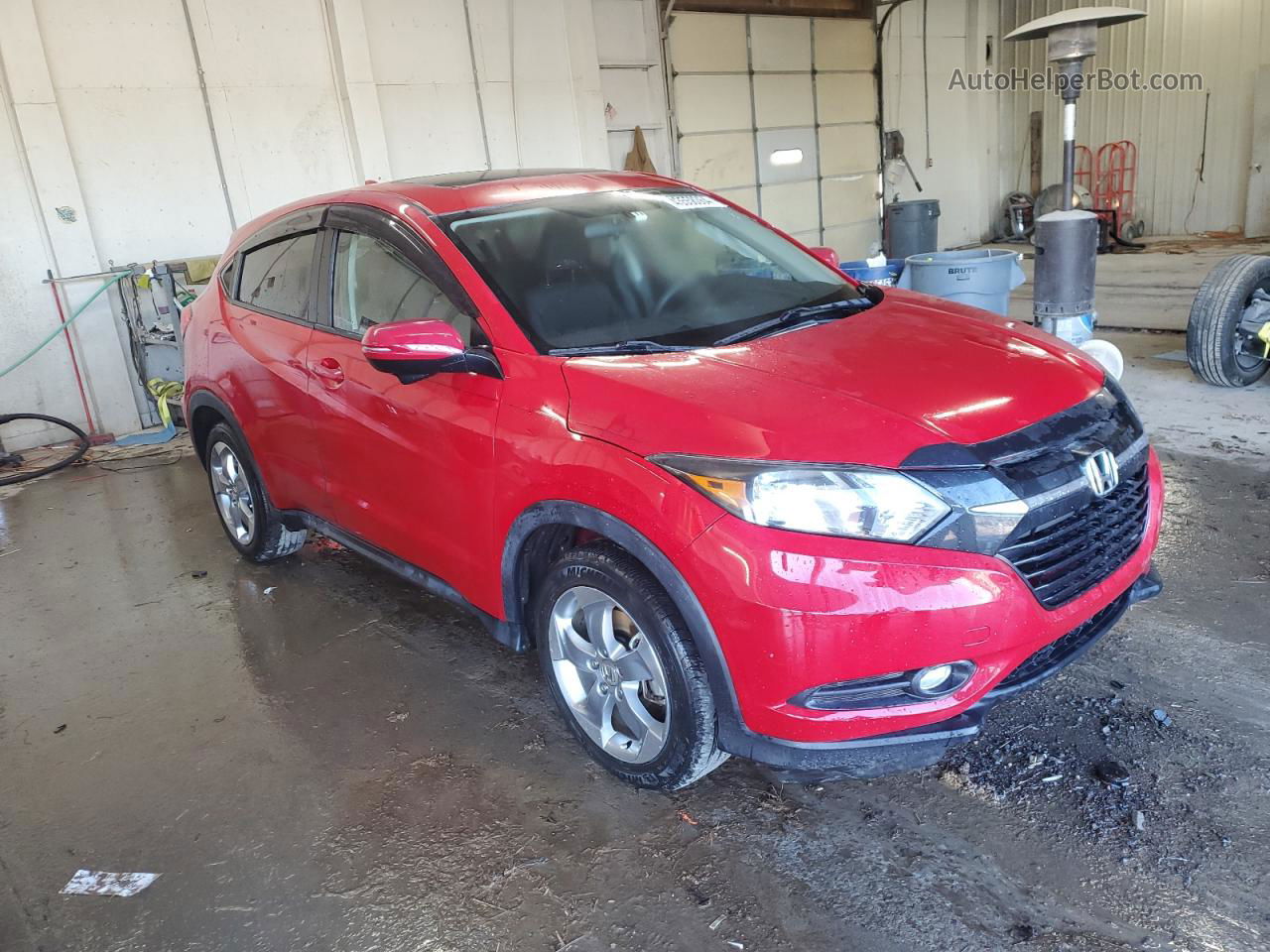 2017 Honda Hr-v Ex Red vin: 3CZRU5H59HG709407